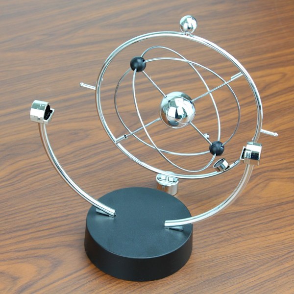 Newtons Gungboll, Hantverk Perpetual Motion Gungboll för Hemmakontor Bordsdekoration Gåva{EE}