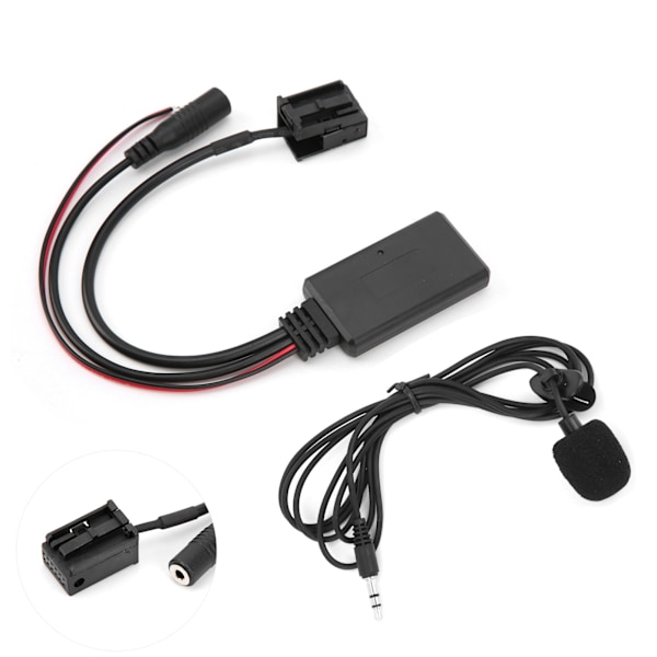 Bilradiokabel AUX Bluetooth 5.0 12Pin Port Udskiftning til Opel Agila 2000‑2007 CD 70 Navi