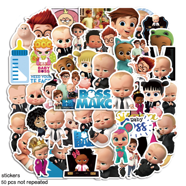 50st Baby boss stickers - Graffiti Stickers klistermärken Mode