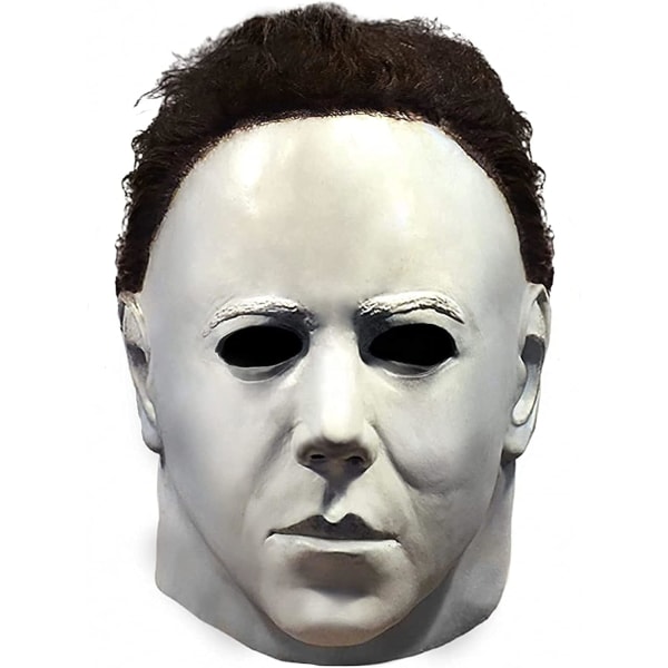Michael Myers masker för män, Halloween ansiktsmasker för vuxna Skrämmande kostym Cosplay masker