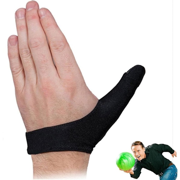 Slidstærk tommelfingerbeskytter til bowling - Universal unisex tommelfingerbeskytter til voksne