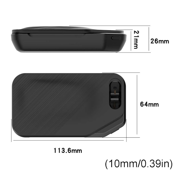 Opladningsetui til Plantronics Voyager 5200, 5210 Bluetooth-kompatibelt headset Opladningsboks Opladningsstation Opbevaring til Pr