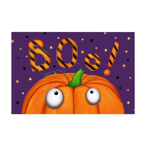 Halloween dörrmattor, halkfria tvättbara SLINomhSLUS utomhSLUS badrum dörrmattor Halloween festdekorationer, 15,7*23,6 tum' 13#