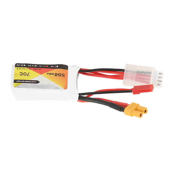 11.1V 550mAh 70C 3S Lipo-akku JST XT30 -liittimellä, varaosat LS180 RC-kilpa-autoon ja nelikopteriin