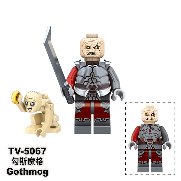 TV6409 Ringenes Herre Soren Bolg Gandalf Saruman byggeklodser minifigurer legetøj til børn