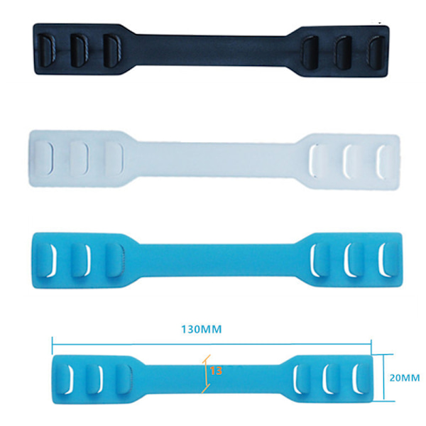 10 st Masköglaförlängare Justerbara Öronkrokband white 10pcs