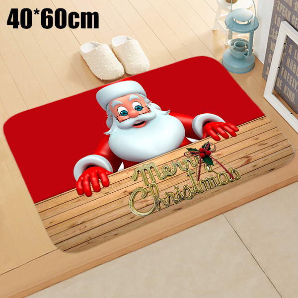Julmatta 3D-tryckt med halkfritt underlag för inomhusbruk 5