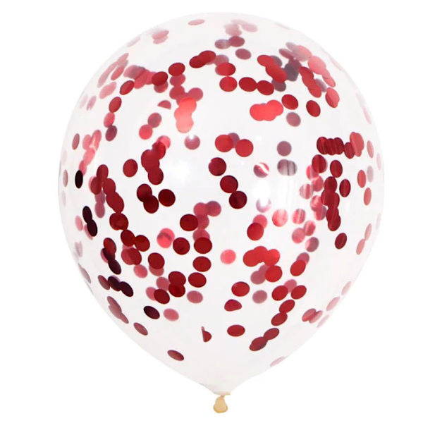 20 stk. 12'' Ballon Fødselsdag Bryllup Mors Dag Festival Dekoration Red circle 20pcs