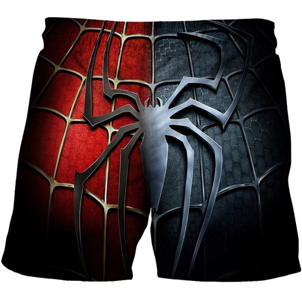 Barn Pojkar Marvel Spiderman simshorts Strandbadkläder Surfpresent A 110cm