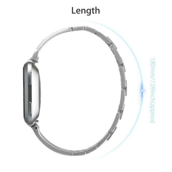 Ersättande Smartwatch Band Smart Watch Band För Fitbit Versa silver