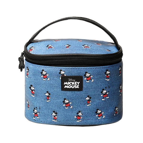 Mickey Mouse Hink Makeup Väska Kosmetisk Handväska Bärbar Förvaringsväska Resväska Påse B