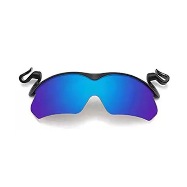2024 Nya polariserade clip-on solglasögon, clip-on hatt polariserade solglasögon, fiske cykling jakt UV-skydd solglasögon Blue