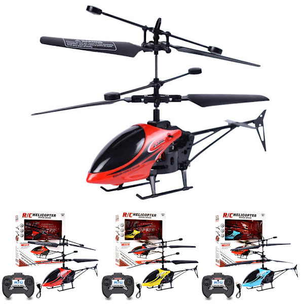 Surejoy Fjernstyret Helikopter One Key Take Off/Landing Fly red