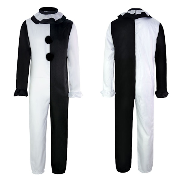 Børne Drenge Knust Hjerte Klovn Jumpsuit Halloween Kostume M