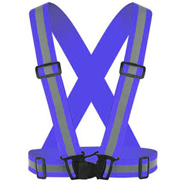 Modern Reflekterande Väst/Selar Med Reflex/ Praktisk & Hållbar blue 4*1.5cm