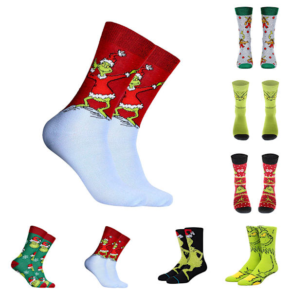 Grinchens strumpor för flickor och pojkar - Jul- och julklapp D