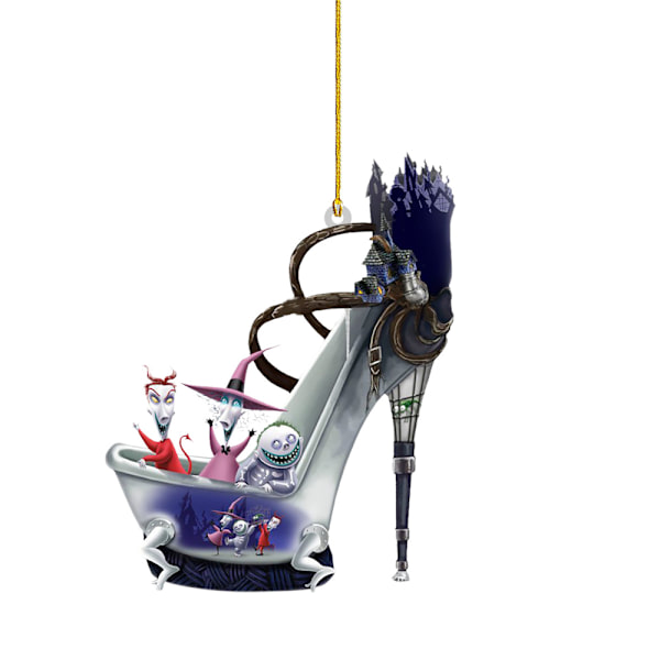 Nightmare Before Christmas Julhängande Dekorationer med Jack & Sally C
