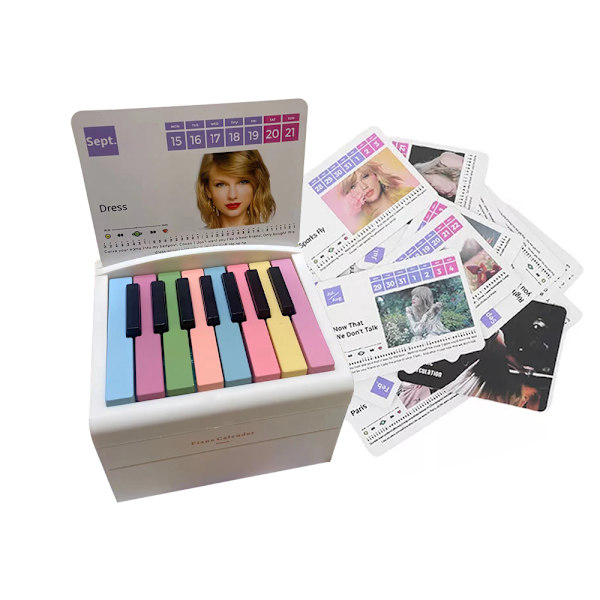 Taylor Piano -kalenteri 2024, Swift Piano -kalenteri 2025, Piano -kalenteri 2025 Swift, 2024 Swift Piano -kalenteri White
