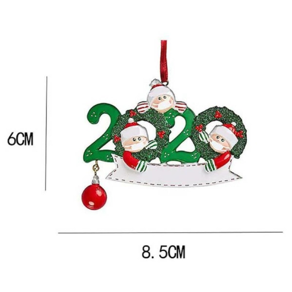 2020 Gör-det-själv-familjens julgransdekoration prydnad för julgran 3