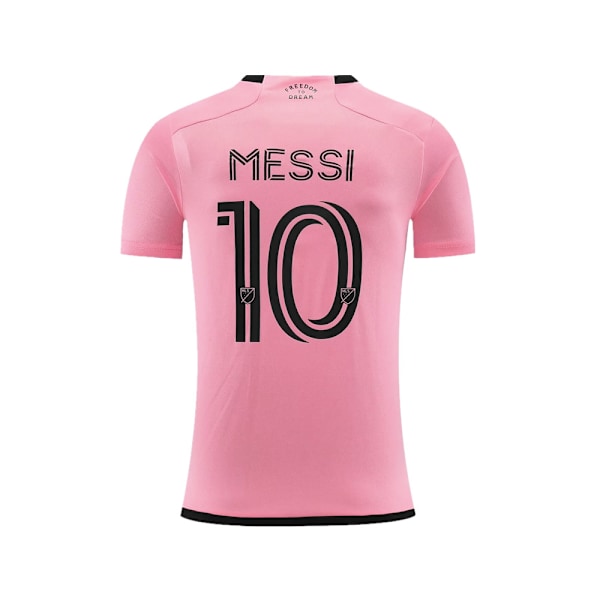 Fodboldtrøje til voksne mænd, 2024-2025 Miami Hjemmebanetrøje NO.10 MESSI Sportstrøje M