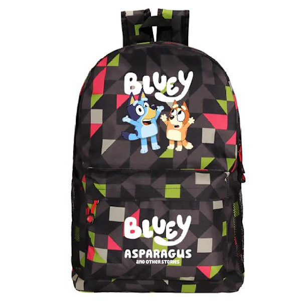 Kids Bluey Ryggsäck Skola Gym Väska Pojkar Flickor Student Skolväska Resa Ryggsäck A