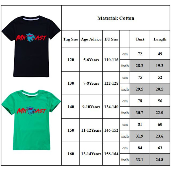 Mr B-east Pojkar T-shirt Sommar T-shirt Topp Barn Kortärmad Pink 160cm