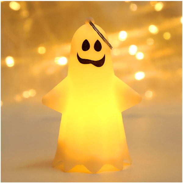 Halloween Spøgelseslys LED Natlampe Dekorationsrekvisitter Gave D
