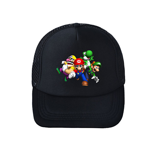 SuperMario Mesh Baseball Cap för Kvinnor Män Tonåringar Sommar Trucker Solhatt Justerbar #2