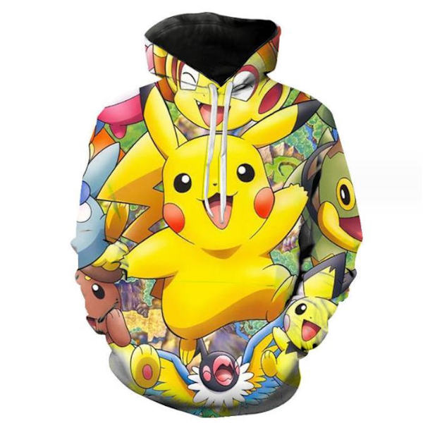 Poikien lasten 3D-anime-sarjakuvahuppari, pusero, yläosat B 150cm