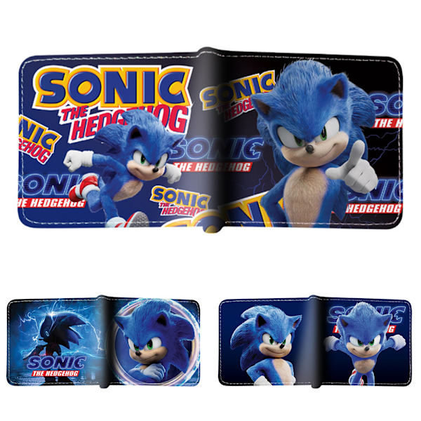 Het kortvikta plånboken Sonic Wallet Kortfodral PU C