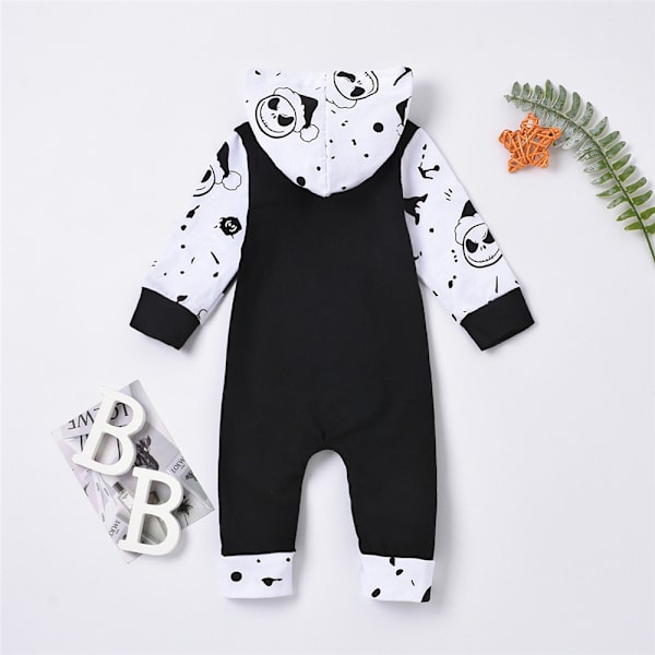 Småbørn The Nightmare Before Christmas Kostume Jumpsuit Romper 100cm