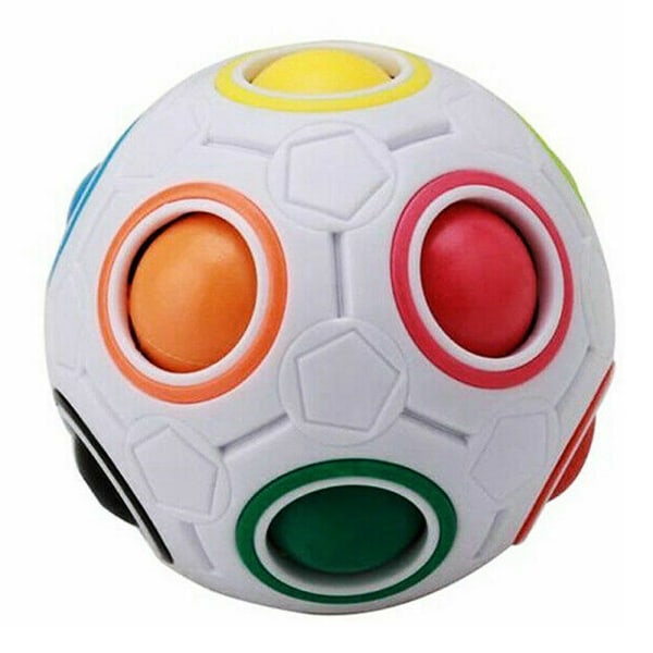 Stressboll Rainbow Magic Pussel Cube Ball Fidget Toys Barnpresent