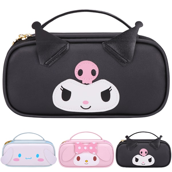 Söt Sanrio tecknad pennfodral pennväska för barn - förvaringspåse för skrivmaterial Pink