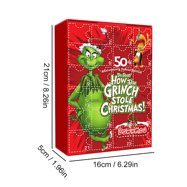 Julkalender med överraskningsleksak - 24 dagars julkalender med blindbox