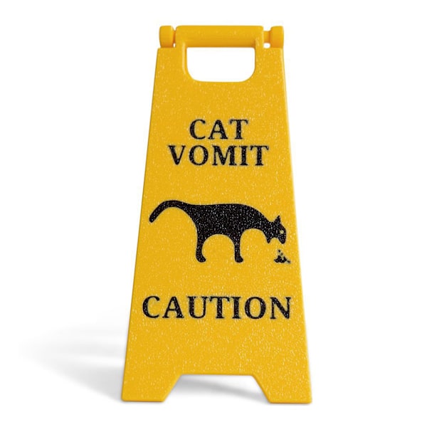 Kattkräks Skylt, Hundkräks Skylt, Rolig Katt Skyltar Dekoration, Trädgård Varnings Skylt \"Kattkräks Skylt\", Rolig & Söt Nyhet Katt/Hund Kräks Skylt för Husdjursägare Cat