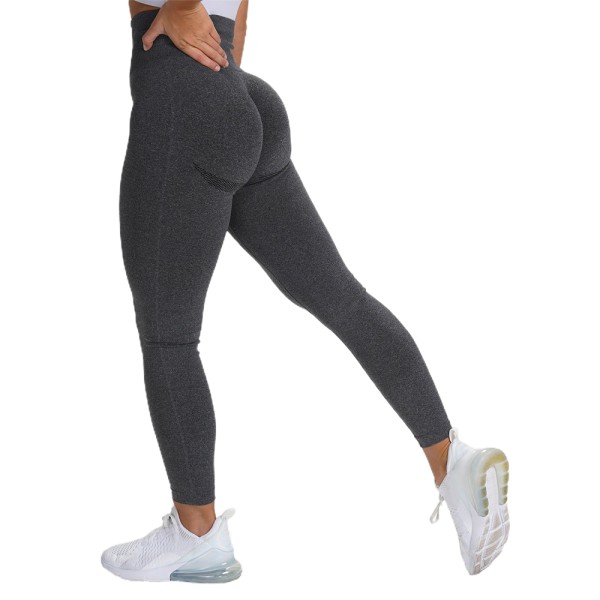 Damen Push Up Yoga Hose Leggings Fitness Sporthose Jeggings Present black L