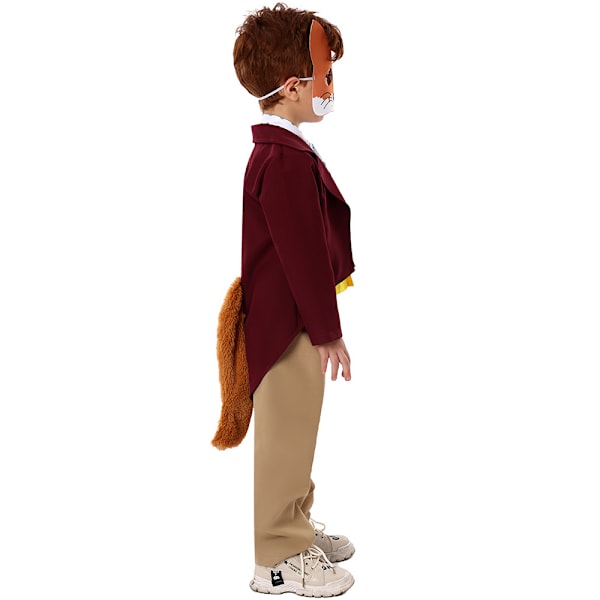 Världsbokens Dag Smiffy's Kostym Fantastiska Herr Räv Mask Roald Dahl Pojkar Barn Halloween Kläder L