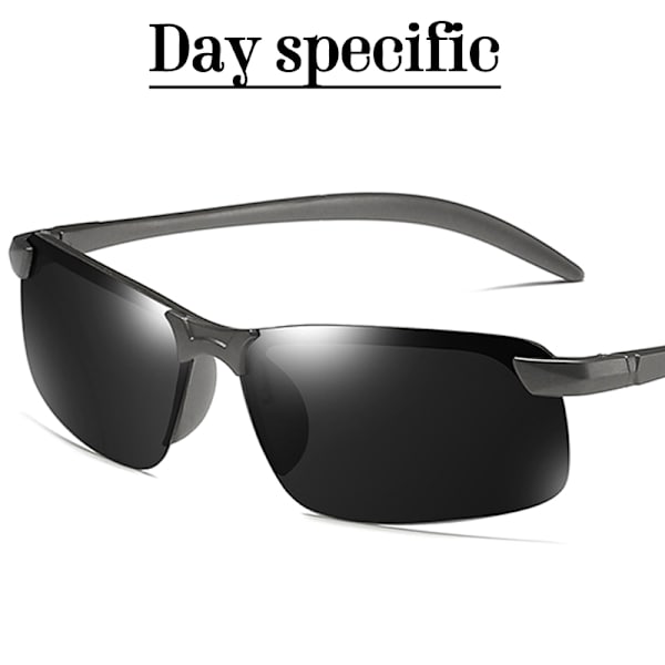3kpl Miesten Ajo Golf Lasit UV400 Linssi Polarisoitu Aurinkolasit Grey Frame Black Lenses