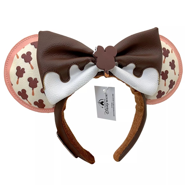 Disneyland 50 års jubilæum Chokolade Ispind Loungefly Minnie Ører Mickey Mouse Hårbøjle