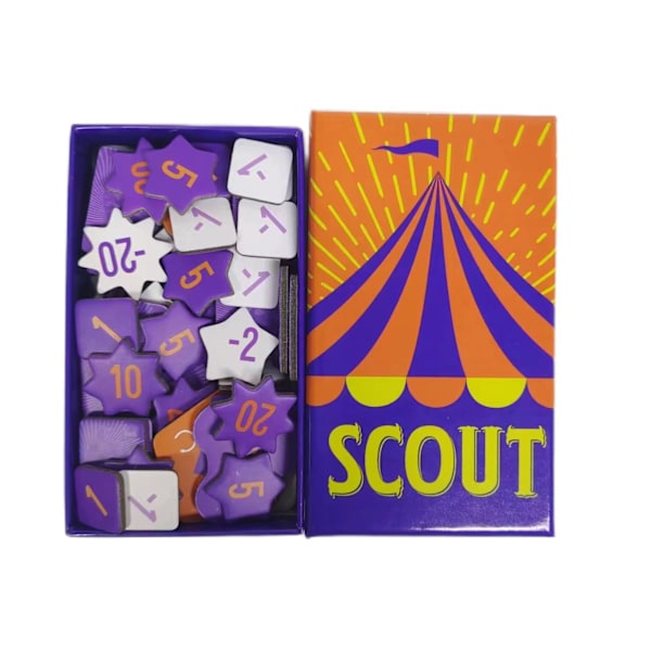 Scout Kortspel Dubbelspråkig Sök Cirkus Scout Poker Bordsspel för en Minnesvärd Kväll 2-5 Spelare