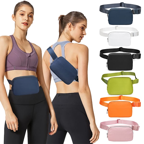 Muotivyölaukku miehille ja naisille, crossbody-laukku, vyötärölaukku orange