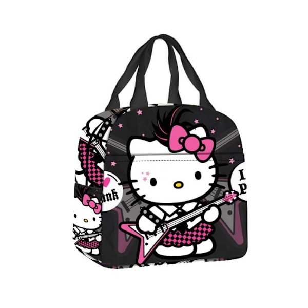 Barn Pojkar Flickor Bärbar Lunchbag Lunchlådor Katie Katt Isolerad Lunchväska Skola Picknicklåda #2