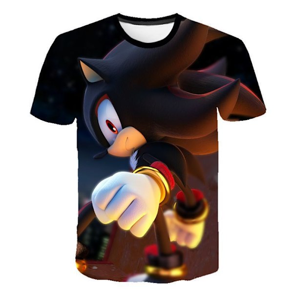 Sonic the Hedgehog Pojkar T-shirt Sommar T-shirt Topp Barn Kortärmad #5 130cm