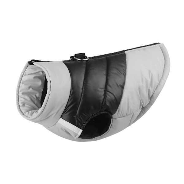Vattentäta Varma Hundkläder Vinterdjurpäls Skyddande Jacka silver gray 4XL