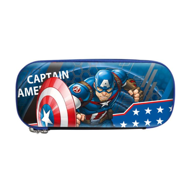 Captain America Pennfodral Case Pennlåda Stor kapacitet American team
