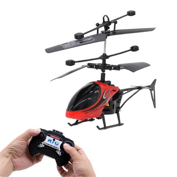 Surejoy Fjernstyret Helikopter One Key Take Off/Landing Fly red