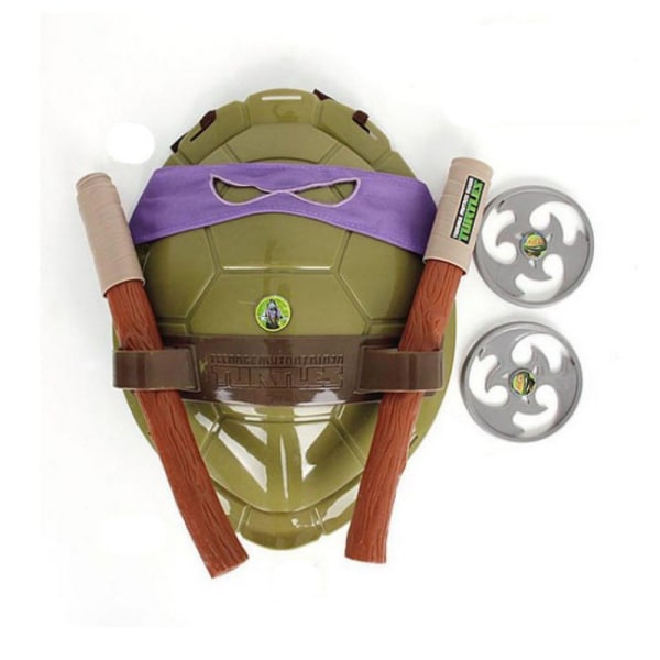 Kid Mutant Ninja Turtles Party Kostym Back Shell Halloween Mask D