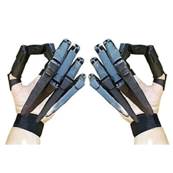 3D Halloween Painetut nivelletyt sormien jatkeet koriste black left hand