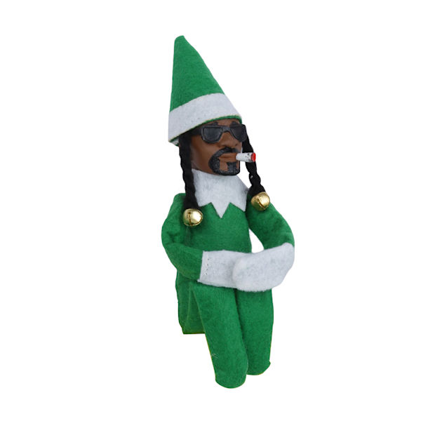 Mjuk Jultomtedocka - Tomte för Juldekoration och Leksakspresenter Green-A