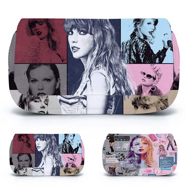Børnepiger Taylor Swift Penalhus Skoleelev Tegneserie Papirkasse Pen Taske Gave #1
